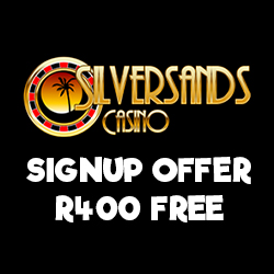 Get a R400 Sign Up Bonus At Silversands Casino 