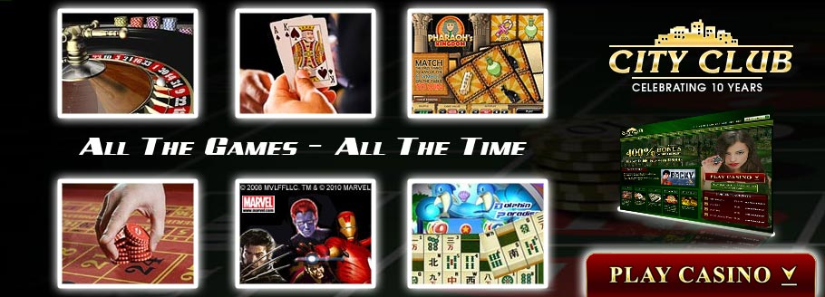 City Club Casino - All The Games - All The Time